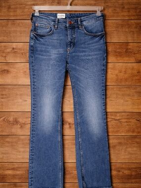 Pilcro Medium Blue Flare Jeans